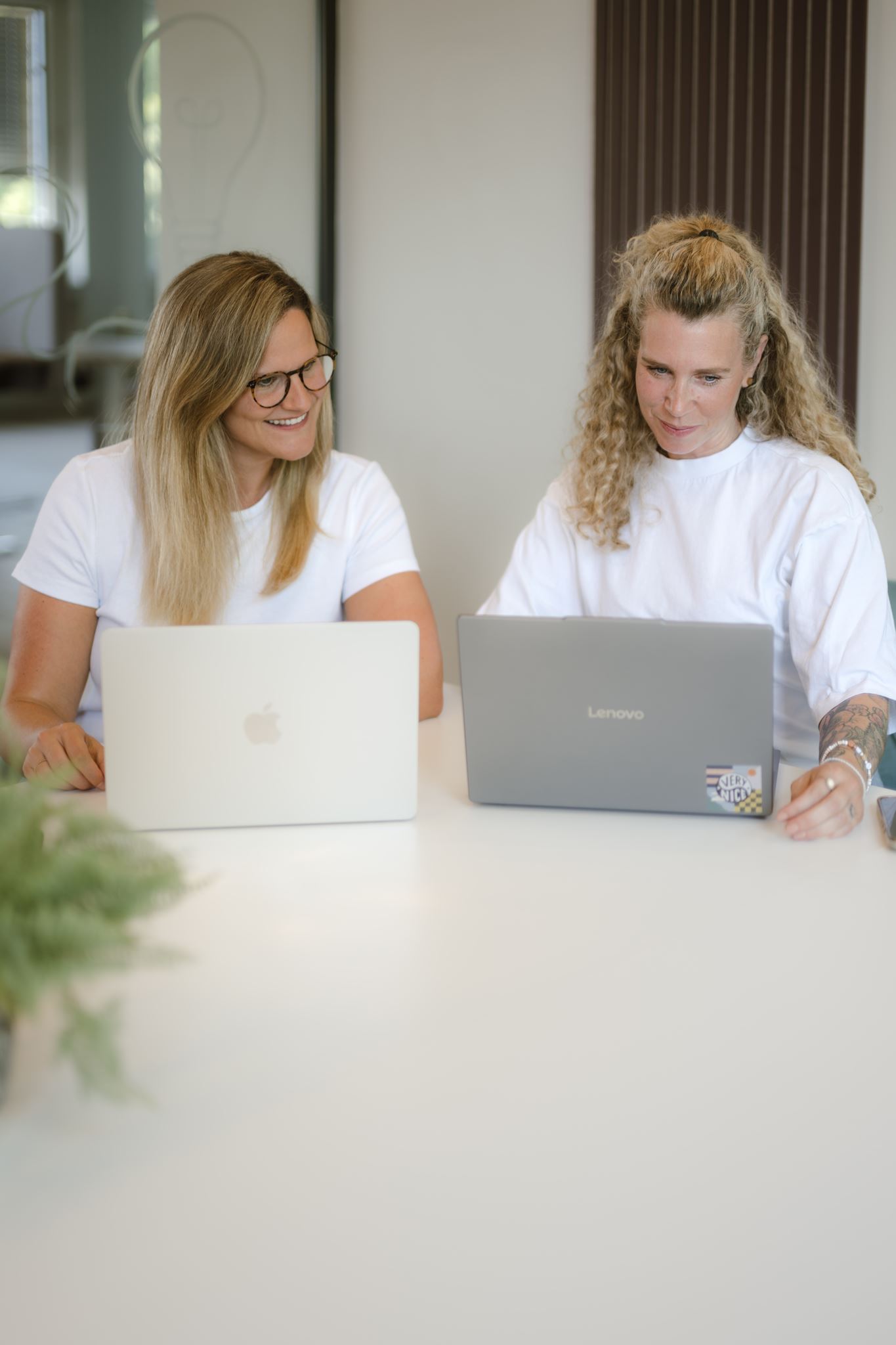 Britta Heinemann und Nadine Dross-Bütow